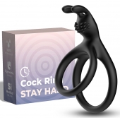 Черное эрекционное кольцо с подхватом мошонки - Boys of Toys - в Ноябрьске купить с доставкой