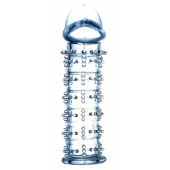 Прозрачная насадка на пенис с рельефом - 12 см. - Boys of Toys - в Ноябрьске купить с доставкой