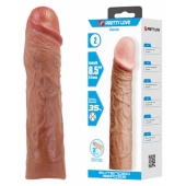 Удлиняющая насадка на пенис Derek - 21,5 см. - Baile - в Ноябрьске купить с доставкой