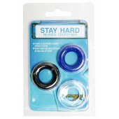 Набор из 3 эрекционных колец без рельефа - Boys of Toys - в Ноябрьске купить с доставкой