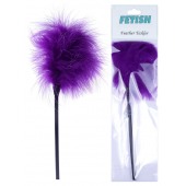 Фиолетовая пуховка для любовных игр - 28 см. - Boys of Toys - купить с доставкой в Ноябрьске