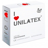 Ультратонкие презервативы Unilatex Ultra Thin - 3 шт. - Unilatex - купить с доставкой в Ноябрьске