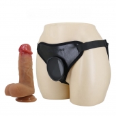 Страпон с универсальным поясом Fogg - 17,5 см. - Baile - купить с доставкой в Ноябрьске