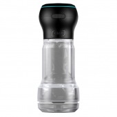 Набор PowerBlow   Feel Pocket Stroker Crystal: мастурбатор и интерактивная насадка - Kiiroo - в Ноябрьске купить с доставкой