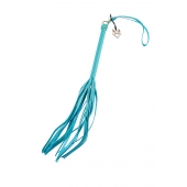 Голубая кожаная плеть - 50 см. - Pecado - купить с доставкой в Ноябрьске