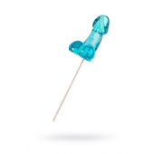 Голубой леденец в форме члена со вкусом блю кюрасао - 80 гр. - Sosuчki - купить с доставкой в Ноябрьске