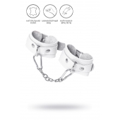 Белые узкие наручники-браслеты со скруглёнными углами - Pecado - купить с доставкой в Ноябрьске