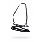 Черная кожаная портупея «Осанка» - Pecado - купить с доставкой в Ноябрьске