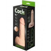 Телесный фаллоудлинитель с мошонкой Cock Next - 17 см. - LOVETOY (А-Полимер) - в Ноябрьске купить с доставкой