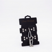 Черные кожаные наручники с регулируемыми ремешками - Crazy Handmade - купить с доставкой в Ноябрьске