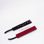 Черно-красные кожаные оковы - Crazy Handmade - купить с доставкой в Ноябрьске