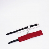 Бело-красные кожаные оковы - Crazy Handmade - купить с доставкой в Ноябрьске