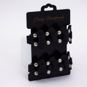 Черные кожаные наручники из звеньев - Crazy Handmade - купить с доставкой в Ноябрьске