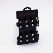 Черные кожаные оковы из звеньев - Crazy Handmade - купить с доставкой в Ноябрьске