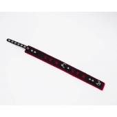 Черно-красный ошейник Sex - Crazy Handmade - купить с доставкой в Ноябрьске