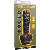 Черно-красная мини-машина на присоске Tendril Thruster - 21,6 см. - Doc Johnson - купить с доставкой в Ноябрьске