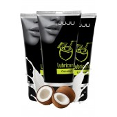 Набор из 3 съедобных лубрикантов JUJU со вкусом кокоса - JuJu - купить с доставкой в Ноябрьске