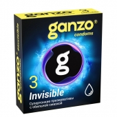 Супертонкие презервативы Ganzo Invisible - 3 шт. - Ganzo - купить с доставкой в Ноябрьске