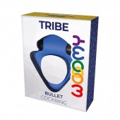 Синее эрекционное кольцо Wooomy Tribeс с вибрацией - Adrien Lastic - в Ноябрьске купить с доставкой