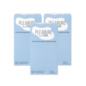 Набор из 3 упаковок ультратонких презервативов Pleasure Lab (по 12 шт.) - Pleasure Lab - купить с доставкой в Ноябрьске