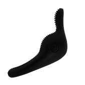 Чёрное эрекционное виброкольцо Thimble - Baile - в Ноябрьске купить с доставкой