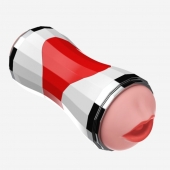 Двусторонний мастурбатор в колбе Power Grip Cup - вагина и ротик - Boys of Toys - в Ноябрьске купить с доставкой