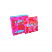 Презервативы с разогревающим эффектом Expert Hot Love - 3 шт. - Expert - купить с доставкой в Ноябрьске