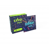 Светящиеся в темноте презервативы Expert Neon - 3 шт. - Expert - купить с доставкой в Ноябрьске