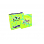 Ультратонкие презервативы Expert Invisible - 3 шт. - Expert - купить с доставкой в Ноябрьске