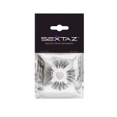 Эластичное эрекционное кольцо с черными «ресничками» - Sextaz - в Ноябрьске купить с доставкой