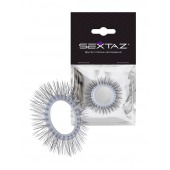 Круглое эрекционное кольцо с «ресничками» - Sextaz - в Ноябрьске купить с доставкой