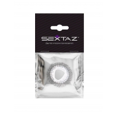 Эластичное эрекционное кольцо с длинными черными «ресничками» - Sextaz - в Ноябрьске купить с доставкой