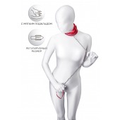 Красный ошейник с подкладкой из меха - ToyFa - купить с доставкой в Ноябрьске