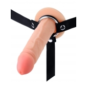 Мужской полый страпон на регулируемых ремнях - 18,5 см. - Sex Expert - купить с доставкой в Ноябрьске