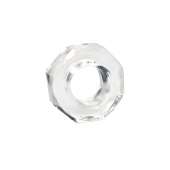 Прозрачное эрекционное кольцо в форме гайки - Sex Expert - в Ноябрьске купить с доставкой