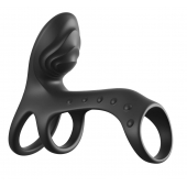 Черная насадка на пенис Ultimate Couples Cage Pro - Pipedream - в Ноябрьске купить с доставкой