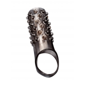 Дымчатая насадка на пенис с выпуклостями - 12 см. - Sex Expert - в Ноябрьске купить с доставкой