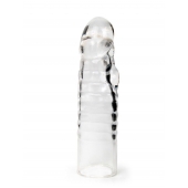 Прозрачная закрытая насадка на член - 15 см. - Sex Expert - в Ноябрьске купить с доставкой