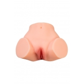 Телесный реалистичный мастурбатор-полуторс с 2 любовными входами - No Name - в Ноябрьске купить с доставкой