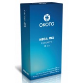 Презервативы OKOTO Mega Mix - 18 шт. - Sitabella - купить с доставкой в Ноябрьске