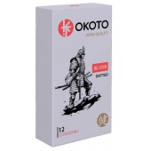 Точечные презервативы OKOTO Dotted - 12 шт. - Sitabella - купить с доставкой в Ноябрьске