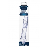 Прозрачная насадка-удлинитель Length Enhancer с подхватом - 22,3 см. - NMC - в Ноябрьске купить с доставкой