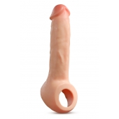 Телесная насадка-удлинитель Thrive 8.75 Inch Realistic Penis Extender Sleeve - 22,2 см. - Blush Novelties - в Ноябрьске купить с доставкой