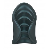 Серый сквозной мастурбатор с вибрацией Manwan Starter - Manwan - в Ноябрьске купить с доставкой