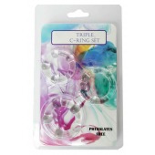 Набор из 3 эрекционных прозрачных колец - Boys of Toys - в Ноябрьске купить с доставкой