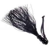 Черная силиконовая плетка - 25,4 см. - Boys of Toys - купить с доставкой в Ноябрьске