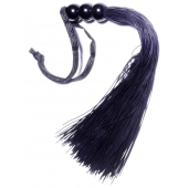 Черная силиконовая плетка - 25,4 см. - Boys of Toys - купить с доставкой в Ноябрьске