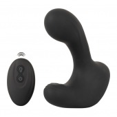 Черная анальная вибропробка с функцией расширения RC Butt Plug with 3 functions - Orion - в Ноябрьске купить с доставкой