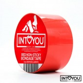Красный скотч для фиксации Non-Sticky Bondage Tape - 15 м. - Intoyou - купить с доставкой в Ноябрьске