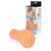 Эластичный мастурбатор в виде вагины телесного цвета - Sexy Girl - в Ноябрьске купить с доставкой